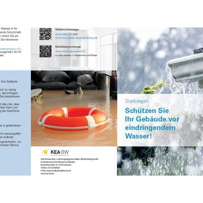 Flyer Starkregen Infos für die Öffentlichkeit
