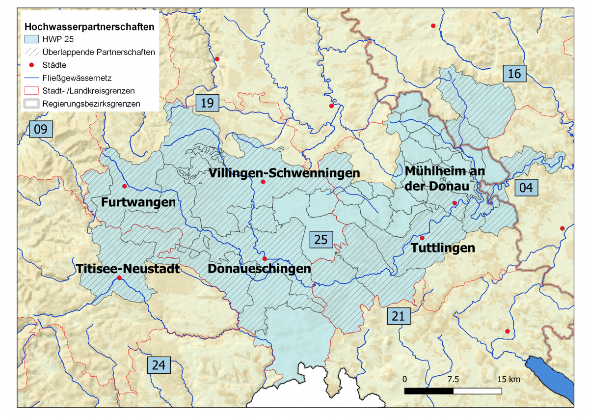 Einzugsgebiet Obere Donau
